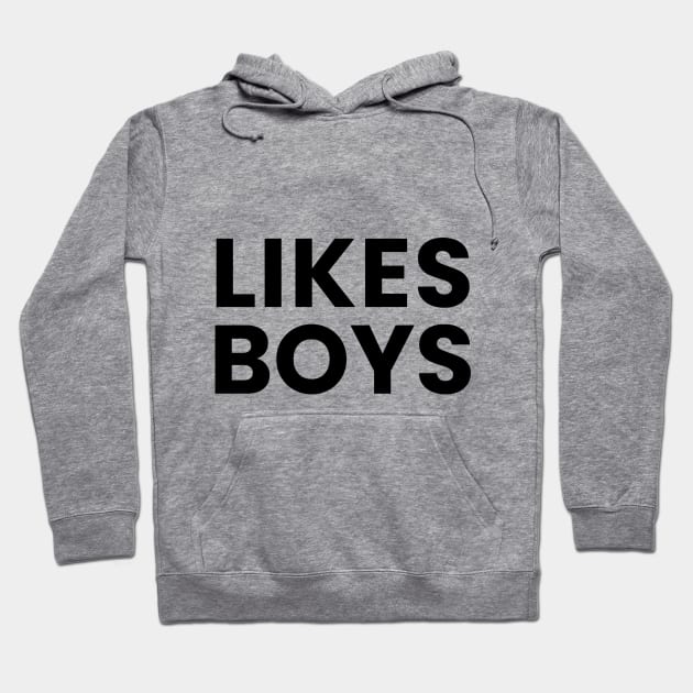 Likes Boys Hoodie by la'lunadraw